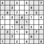 Ein Beispielsudoku